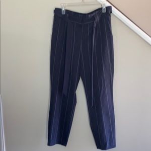 Blue pin striped pants